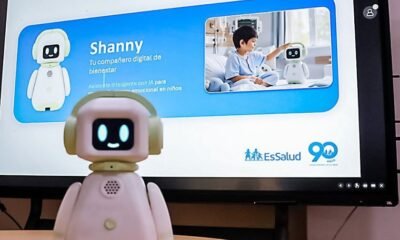 robot Shany EsSalud — El robot Shany es una herramienta de acompañamiento diseñada por EsSalud para reducir la ansiedad y depresión en pacientes pediátricos. Foto de: El Peruano