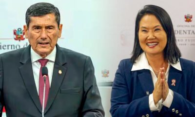 El presidente Pedro Castillo y la líder política Keiko Fujimori en un contexto de gestiones políticas en Perú. Foto de: Exitosa Noticias