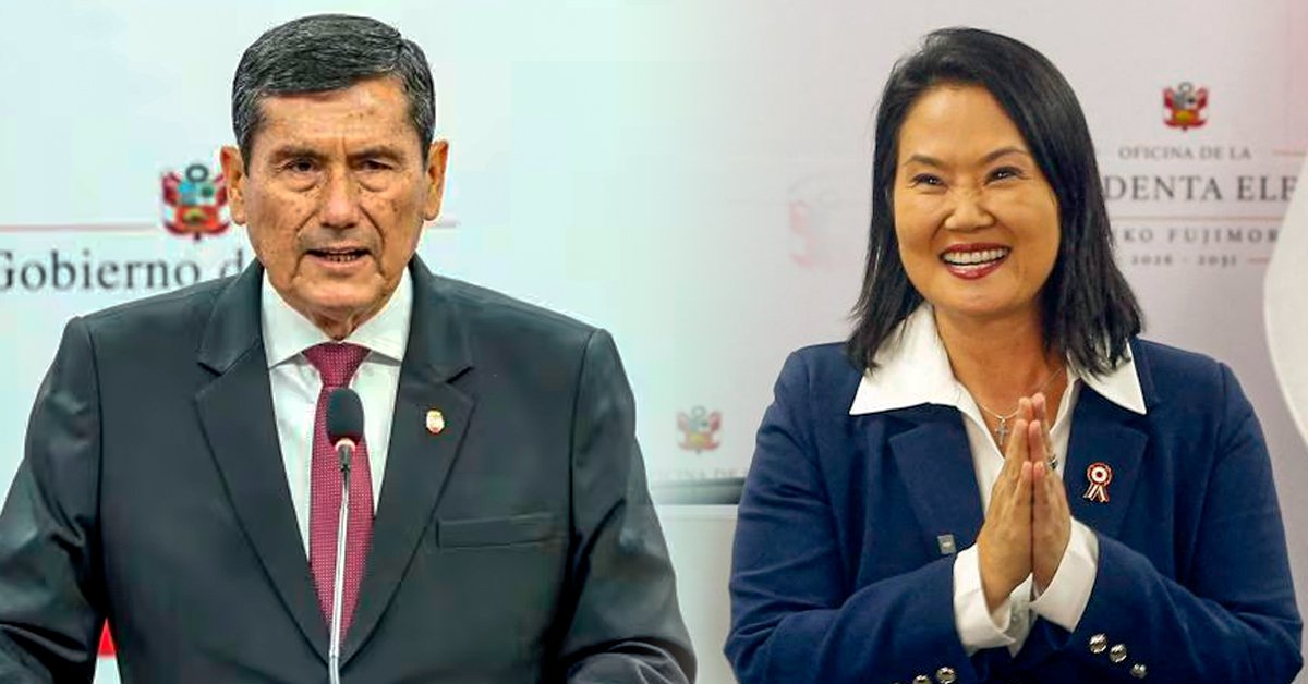 El presidente Pedro Castillo y la líder política Keiko Fujimori en un contexto de gestiones políticas en Perú. Foto de: Exitosa Noticias