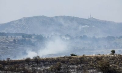 incendios forestales España — Humos y llamas de los incendios forestales que han provocado evacuaciones masivas en Francia y España. Foto de: CNN en Español