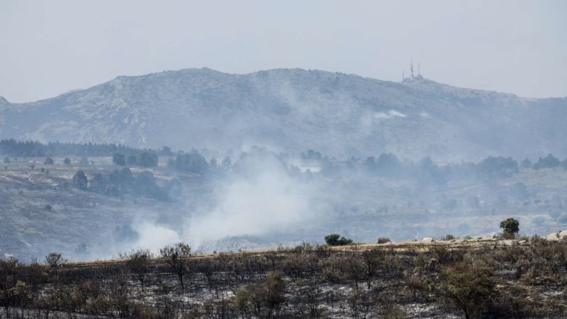 incendios forestales España — Humos y llamas de los incendios forestales que han provocado evacuaciones masivas en Francia y España. Foto de: CNN en Español