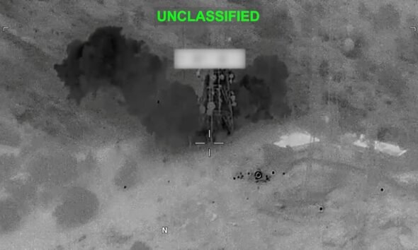 soldados estadounidenses — Imagen de satélite que muestra una instalación militar tras un ataque en Jordania relacionado con las tensiones entre Irán y Estados Unidos. Foto de: U