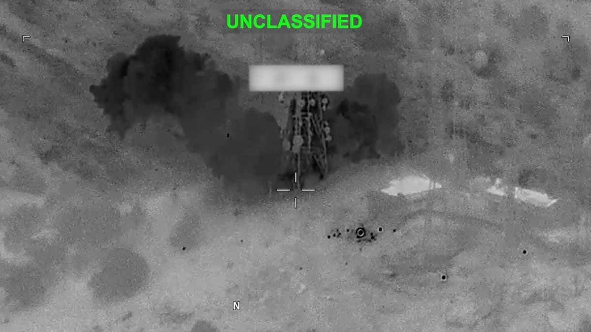 soldados estadounidenses — Imagen de satélite que muestra una instalación militar tras un ataque en Jordania relacionado con las tensiones entre Irán y Estados Unidos. Foto de: U
