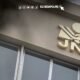JNE inicia — El logotipo del Jurado Nacional de Elecciones (JNE) en la fachada de su sede institucional. Foto de: El Tiempo Piura