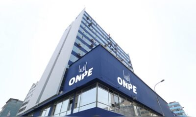 declara desierto — Fachada del edificio de la Oficina Nacional de Procesos Electorales (ONPE) en Perú. Foto de: La República