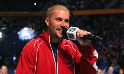Justin Bieber se prepara para presentarse en el espectáculo de medio tiempo de la final de la Copa Mundial de la FIFA. Foto de: Bruce Bennett/Getty Images