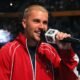 Justin Bieber se prepara para presentarse en el espectáculo de medio tiempo de la final de la Copa Mundial de la FIFA. Foto de: Bruce Bennett/Getty Images