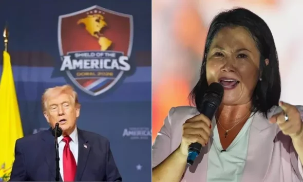 Imagen de la cobertura sobre Keiko Fujimori: Perú se sumará al “Escudo de las Américas” propuesto por el pres. Foto de: El Búho