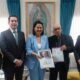 visita del Papa — Keiko Fujimori se reúne con obispos peruanos para coordinar los detalles del próximo viaje del Papa León XIV. Foto de: ACI Prensa