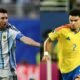 Mundial 2026 Argentina — Lionel Messi y James Rodríguez representan a las selecciones de Argentina y Colombia en el contexto del fútbol internacional. Foto de: CNN en Español