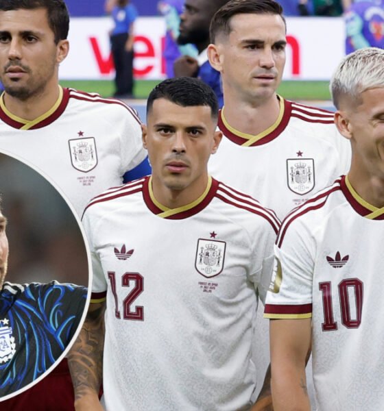 final del Mundial 2026 — Jugadores de las selecciones de España y Argentina se enfrentan en un duelo decisivo analizado mediante inteligencia artificial. Foto de: Marca