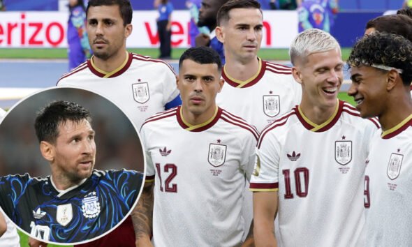 final del Mundial 2026 — Jugadores de las selecciones de España y Argentina se enfrentan en un duelo decisivo analizado mediante inteligencia artificial. Foto de: Marca