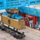 posición externa Perú — Un contenedor de carga en un puerto marítimo simboliza la consolidación del comercio exterior y la posición económica de Perú. Foto de: El Peruano