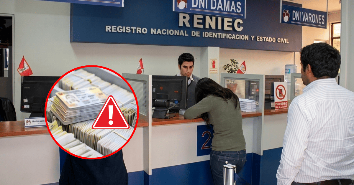 Reniec advierte paralización — Personal del Reniec atiende a ciudadanos en una oficina de registro para la obtención del Documento Nacional de Identidad. Foto de: Exitosa Noticias