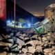 Sismo Junín seis — Restos de un tren descarrilado y destruido tras el fuerte sismo que afectó a diversas zonas del Perú. Foto de: CNN en Español