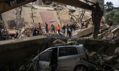 sobreviviente terremoto chacao — Rescatistas y equipos de emergencia trabajan entre los escombros tras los terremotos que afectaron la zona de Chacao. Foto de: El Nacional