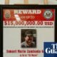 Tribunal federal — Cartel de recompensas del Departamento de Justicia por el líder del narcotráfico Ismael 'El Mayo' Zambada. Foto de: The Guardian