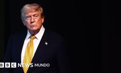 pago peajes Ormuz — Donald Trump aparece en una imagen que ilustra las dificultades políticas y diplomáticas de su gestión frente al conflicto con Irán. Foto de: Getty Images