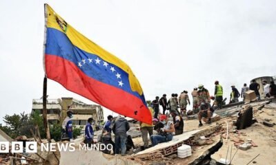desafío monumental — Personal de rescate y socorristas trabajan entre los escombros tras los terremotos en Venezuela. Foto de: Getty Images