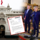cita premier Galarreta — Representantes de la organización Juntos por el Perú presentan una moción para citar al primer ministro Galarreta ante la crisis de inseguridad. Foto de: Exitosa Noticias