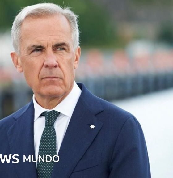 El primer ministro canadiense Mark Carney durante las negociaciones comerciales con Estados Unidos. Foto de: Reuters