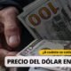 Unas manos sostienen billetes de dólares estadounidenses mientras se informa sobre el cierre del tipo de cambio en Perú. Foto de: El Comercio Perú
