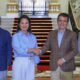 reunión Keiko Fujimori Palacio — Keiko Fujimori se reúne con Tomás Gálvez y Patricia Benavides en el Palacio de Gobierno. Foto de: La República