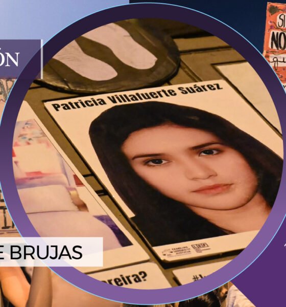feminicidio país — Una fotografía de Patricia Villaluerte Suárez se muestra en una manifestación que denuncia la violencia contra las mujeres. Foto de: LIZ MELÉNDEZ