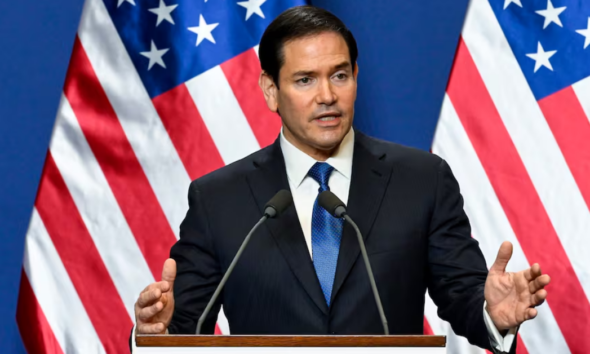 El secretario de Estado de Estados Unidos, Marco Rubio, se prepara para su gira diplomática por Colombia, Ecuador y Perú. Foto de: Exitosa Noticias