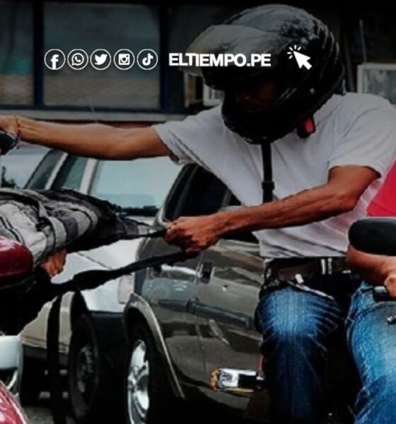 Renovación Popular — Dos motociclistas en una zona urbana, imagen que ilustra la problemática de seguridad pública mencionada en el debate sobre el Presupuesto 2027. Foto de: ELTIEMPO.PE