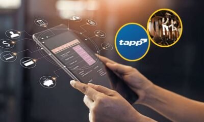 alias Perú — Una persona utiliza una aplicación móvil para realizar transacciones, ilustrando el uso de la plataforma TAPP del BCRP. Foto de: Gestión