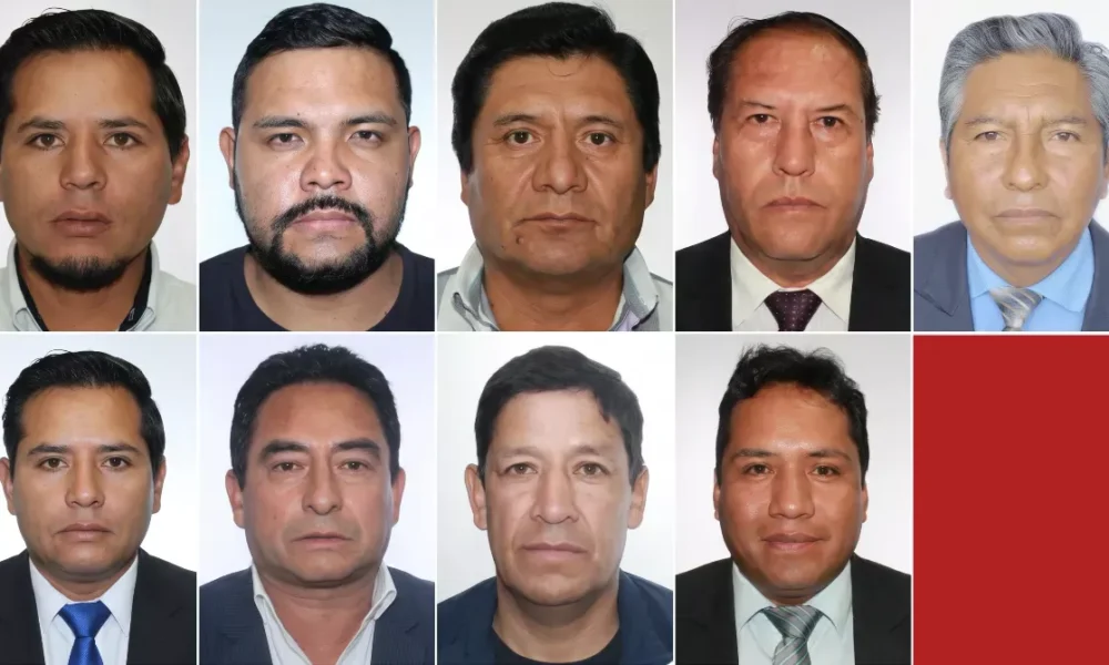 resultados elecciones Arequipa — Retratos de los candidatos que resultaron ganadores en diversos distritos de Arequipa para las elecciones municipales de 2026. Foto de: El Búho