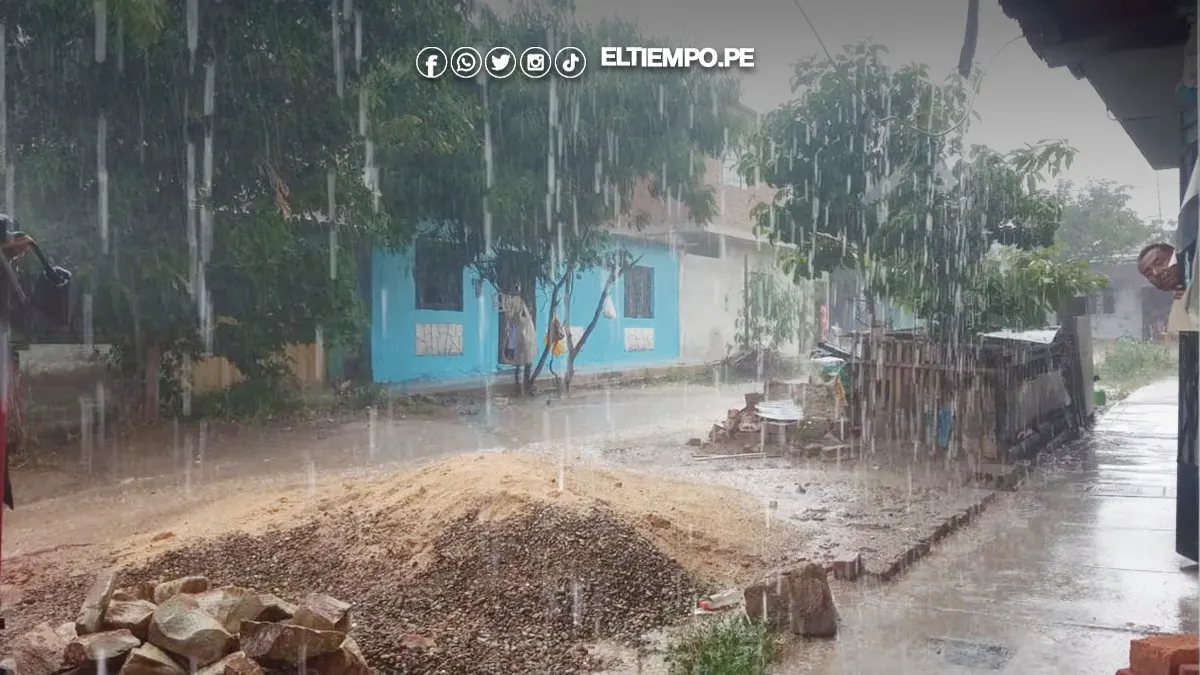 Fuertes lluvias afectan la infraestructura y las calles de la región Piura bajo alerta por peligro extremo. Foto de: ELTIEMPO.PE